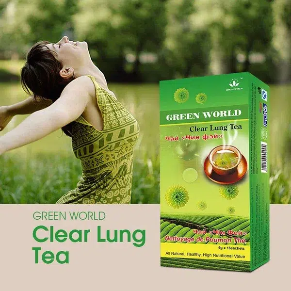 Green World Clear Lung Tea 4G × 16 Sachets Clear Lung Tea Green World