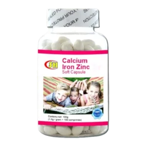 Sunhome Iron Zinc and Calcium Chewable Tablets