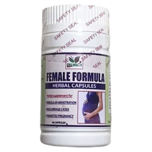Female Formula Herbal Capsules supports women's reproductive health.