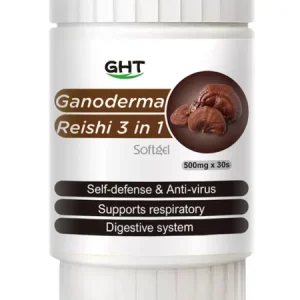 GHT Ganoderma Reishi 3 in 1 Softgel for immune, respiratory and digestive health support
