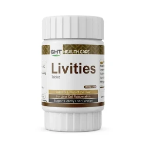 GHT Livities Tablet 360mg 48 tablets herbal liver wellness supplement supporting healthy liver function and antioxidant protection.