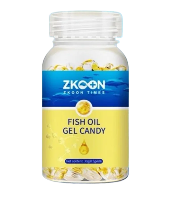 Fish Oil Gel Candy: Boosts Heart And Brain Function Zkoon Fish Oil Gel Candy