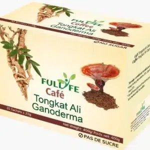 Fullife Tongkat Ali Ganoderma Café supports sexual performance and immune function.