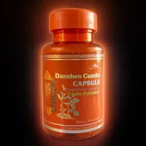 Green World Cardio Power Capsule Danshen Combo front view 300mg 30 capsules