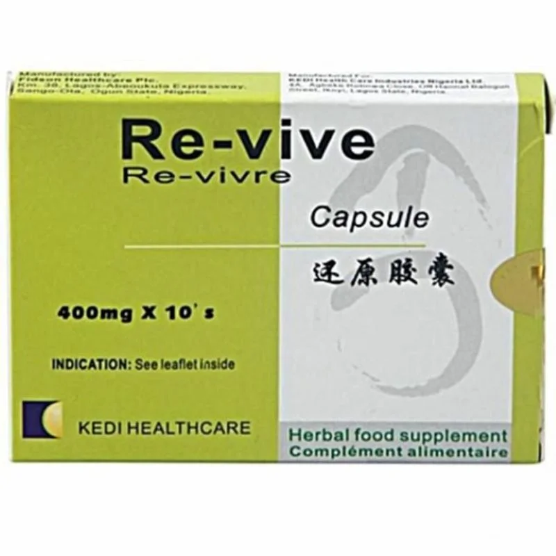 Kedi Revive Capsule 400Mg × 30 Capsules Revive Capsule - Solution for Stronger Erections, Premature Ejaculation