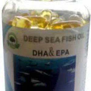 Deep Sea Fish Oil Capsules with DHA and EPA supports brain, heart and skin health.