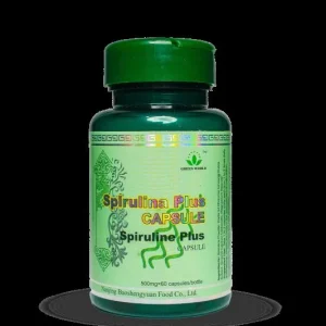 Green World Spirulina Plus Capsule supports immune and cardiovascular function.