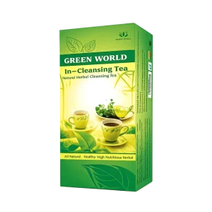 Green World In-Cleansing Tea 4g x 16 Sachets herbal intestinal cleansing tea