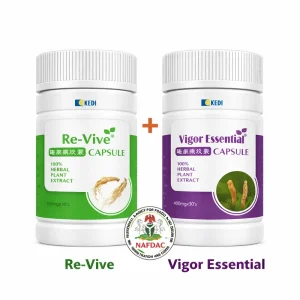 KEDI 2-in-1 Sexual Pack Revive 400mg and Vigor Essential 250mg bundle