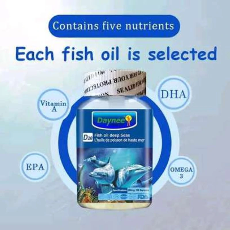 Daynee Deep Seas Fish Oil Capsules – 100 Softgels (100 Mg) Daynee Deep Seas Fish Oil Capsules supports eye, brain, and eye health.