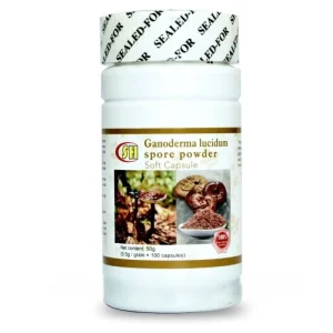 Sunhome Ganoderma Lucidum Spore Capsule supports immune function and general body wellness.