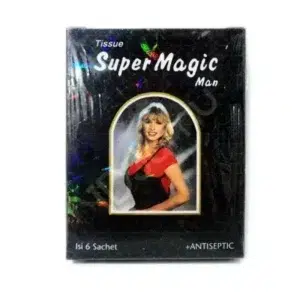 Super Magic Man Tissue suppors personal hygiene for adult men.