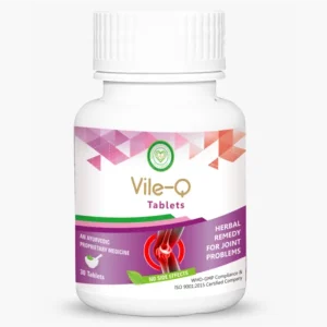 Vile-Q Tablets – Uric Acid and Joint Pain Relief Formula