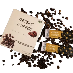GHT Reishi Coffee – Instant Coffee with Ginseng and Reishi Extract for Immunity and Energy Boost