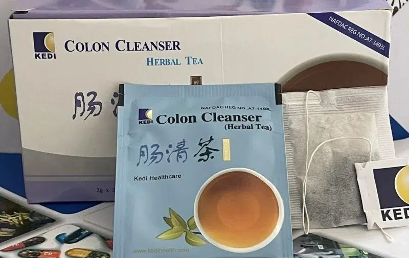 Kedi Colon Cleanser Tea 2G × 20 Tea Bags KEDI Colon Cleanser Tea for Digestive Health and Colon Detox