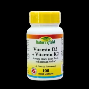 Nature’sField Vitamin D3 K2 supports bone and cardiovascular health
