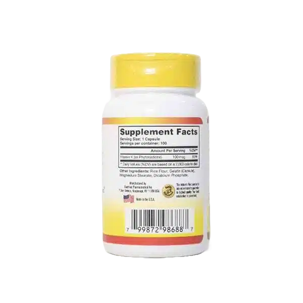 Nature’sfield Vitamin K – Bone &Amp; Heart Support – 100Mcg NaturesField Vitamin K 100mcg – Bone Strength, Heart Health and Blood Clotting Support