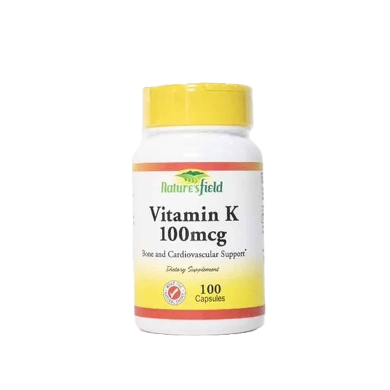 Nature’sfield Vitamin K – Bone &Amp; Heart Support – 100Mcg Nature’sField Vitamin K supports bone and cardiovascular health.