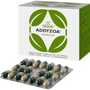 Charak Addyzoa Capsules suppors men's fertility.
