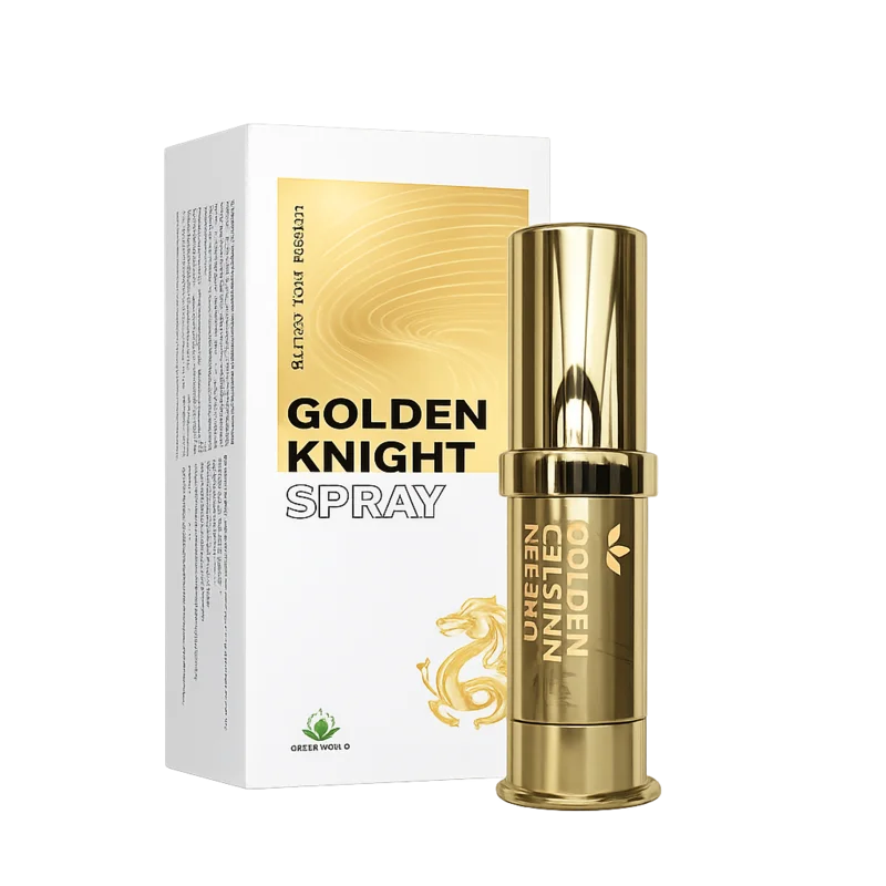 Green World Golden Knight Spray 14Ml – Male Stamina &Amp; Endurance Support Green World Golden Knight Spray herbal topical spray for men with packaging – Men stamina and endurance support