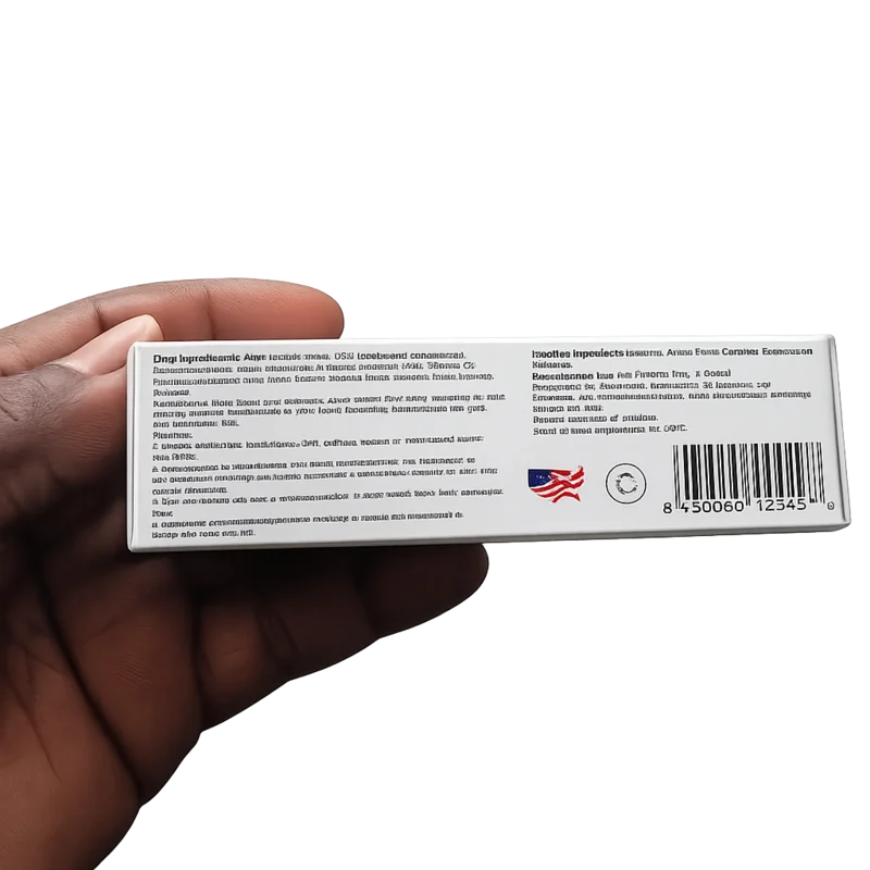 Green World Golden Knight Spray 14Ml – Male Stamina &Amp; Endurance Support Golden Knight Spray packaging back view showing ingredients, instructions, and barcode